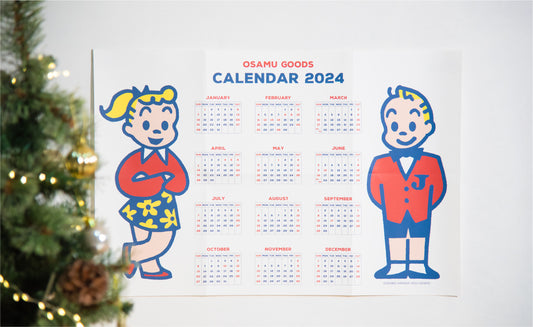 OSAMU GOODS 2024年曆海報陪伴你的每一天！