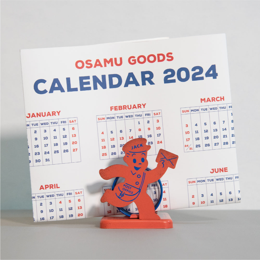 OSAMU GOODS 2024年曆海報